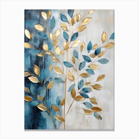 Gold Leaf Painting 1 Canvas Print