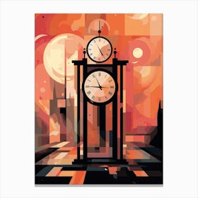 Time Abstract Geometric Illustration 11 Canvas Print