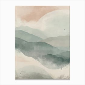 Soft Hills At Daybreak Canvas Print