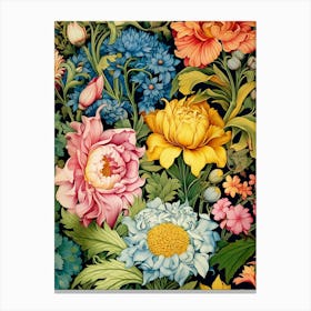 Floral Wallpaper 146 Canvas Print