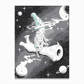 Cat In Space Canvas Print