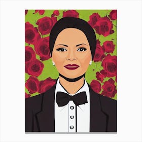 Adriana Barraza Illustration Movies Canvas Print