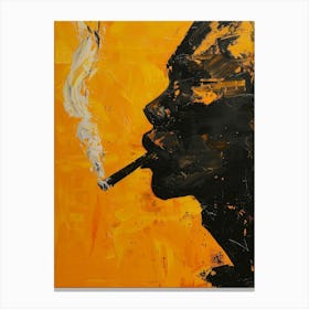 Cigarette Smoke Canvas Print