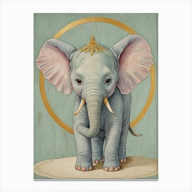 Baby Elephant Canvas Print