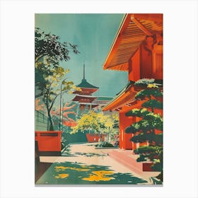 Universal Studios Japan In Osaka Mid Century Modern  2 Canvas Print