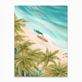 Local Surfers Canvas Print