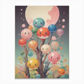 Kawaii Art Canvas Print