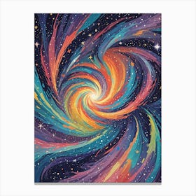 Galaxy Swirl Canvas Print