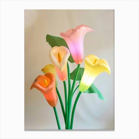 Dreamy Inflatable Flowers Calla Lily 3 Canvas Print