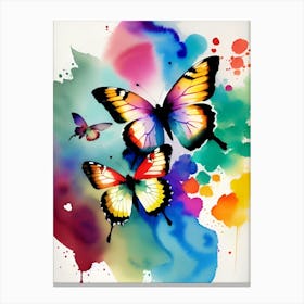 Colorful Butterflies 188 Canvas Print