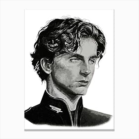 paul atreides dune movie 13 Canvas Print