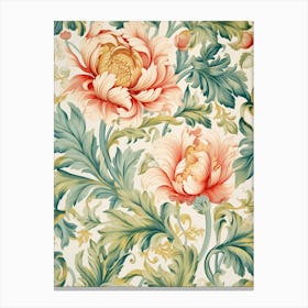 Floral Wallpaper Pattern 23 Canvas Print