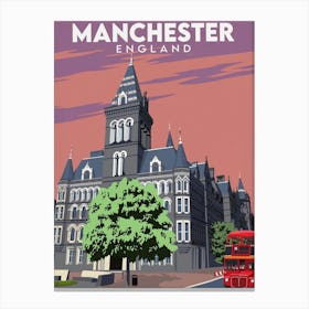 Manchester Skyline England Canvas Print