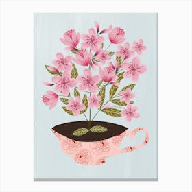 Fleur Rose Canvas Print