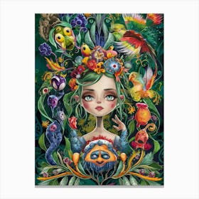 Lily Of The Jungle Canvas Print