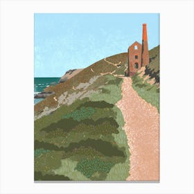 Wheal Cotes Cornwall Art Print Canvas Print