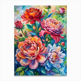 Peonies 32 Canvas Print