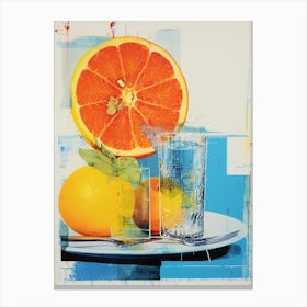 Retro Food & Drink Pop Art Inspired 1 Canvas Print