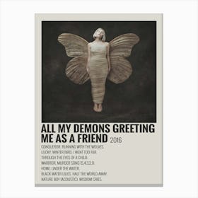 All My Demons Greeting Me As A Friendfashion Poster Decorative Painting Canvas Canvas Print