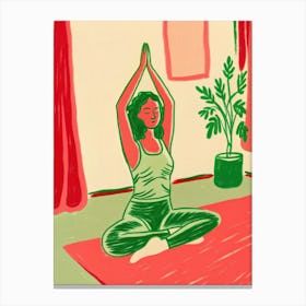 Yoga Pose 1 Canvas Print