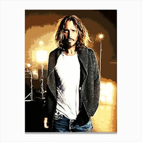 Audioslave Chris Cornell 8 Canvas Print