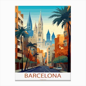 Barcelona Spain Canvas Print