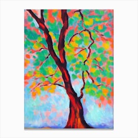 Box Elder tree Abstract Block Colour Canvas Print