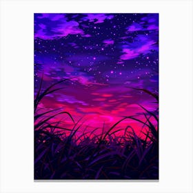 Night Sky 3 Canvas Print