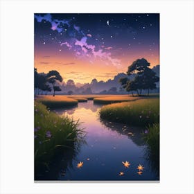 Night Sky Canvas Print