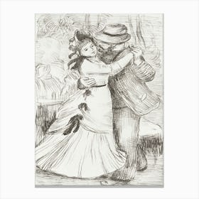 The Country Dance (1890), Pierre Auguste Renoir Canvas Print