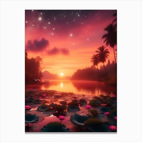 Water Lily Canvas Print