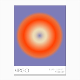 Virgo Aura Canvas Print