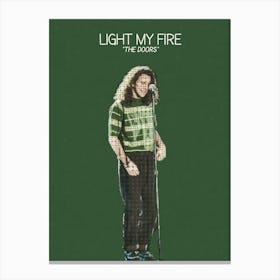 Light My Fire Eddie Vedder And The Doors Canvas Print