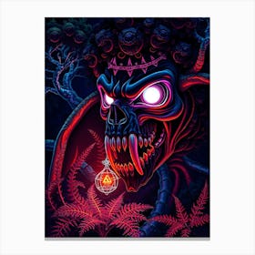 Demon In The Forest Canvas Print