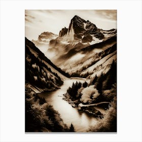 Infrared Landscape Canvas Print