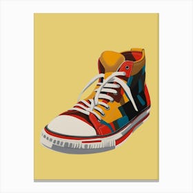 High Top Sneakers Canvas Print