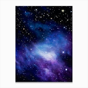 Galaxy In Space Canvas Print