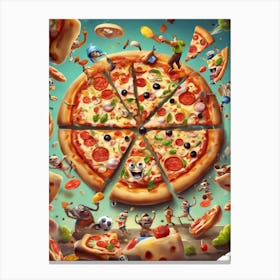 Pizza Pizza Pizza Canvas Print