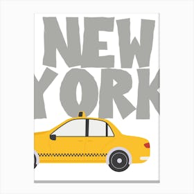 New York Taxi Canvas Print