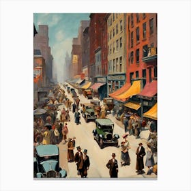 New York City Street Scene 19 Canvas Print