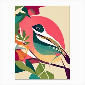 Sparrow Pop Matisse 2 Bird Canvas Print