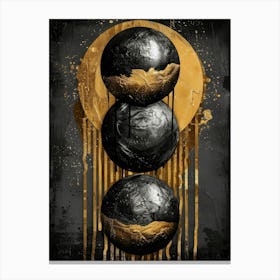 'Black Gold' 1 Canvas Print