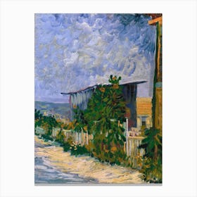 Shelter On Montmartre Van Gogh Canvas Print