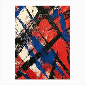 Red White And Blue 1 Canvas Print