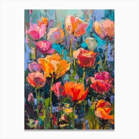 Poppies In Bloom Canvas Print