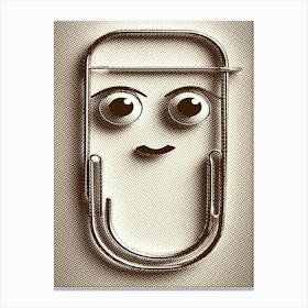 Paper Clip Art Canvas Print