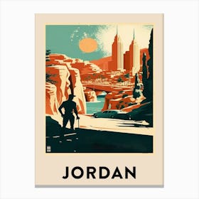 Jordan 2 Vintage Travel Poster Canvas Print
