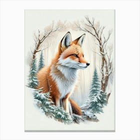 Fox 2 Canvas Print