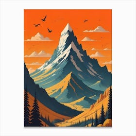 Mountain Landscape Canvas Print