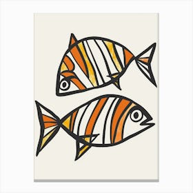 Two Fish 3 Canvas Print